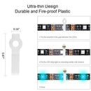 95pcs 10mm Solderless 4Pin Connector Clip for 5050 RGB LED Strip Light Power