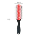 9-Row Curly Hair Straight Hair Massage Row Molding Comb Cushion Brush Brist