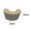 9.4x7.5'' Stainless Corner Sauna Light Shade Semi-Circular Lamp Shade Cover