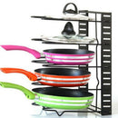 Kitchen Organizer Pan Cutting Board Holder Dishes Rack Stand Storage Shelf