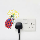 DIY Ladybug Diamond Painting Luminous Switch Stickers Bedroom Wall Decals