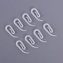 Plastic 100PCS White Plastic 6 shape Window Curtain Pleat Hooks Hanging Hooks