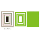 4Pcs Rectangular Design Metal Cutting Die For Diy Scrapbooking Album Paper OZ