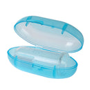 Pet Finger Toothbrush Silicone Dog Tooth Cleaner Cat Teeth Cleaning(Blue) A