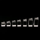 Set of 7 clip ring acrylic display stand jewelry holder Riser FT