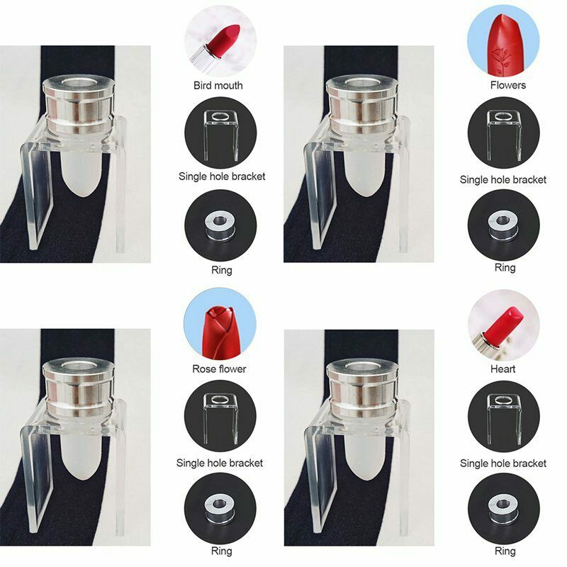 3 piece set DIY 12.1mm simple lipstick filling tube Heart-shaped silicone m U2K4