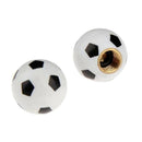 2 Pieces Copper Plastic American Style Bicycle Air Tire Valve Caps Bike Valve