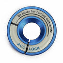 Key Ring Trim Cover Night Light Switch Car Ignition Blue Decoration K9P9