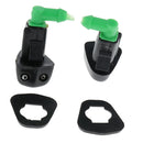 2pcs Windshield Washer Nozzle Sprayers Kit Front Left & Right Windshield Washer