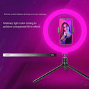10" LED  Light with Remote Selfie Stick Tripod Stand Phone Clamp for Makeup