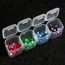 Storage Tool DIY Removable Clear Plastic Organizer Nail Art Rhinestone 28 D