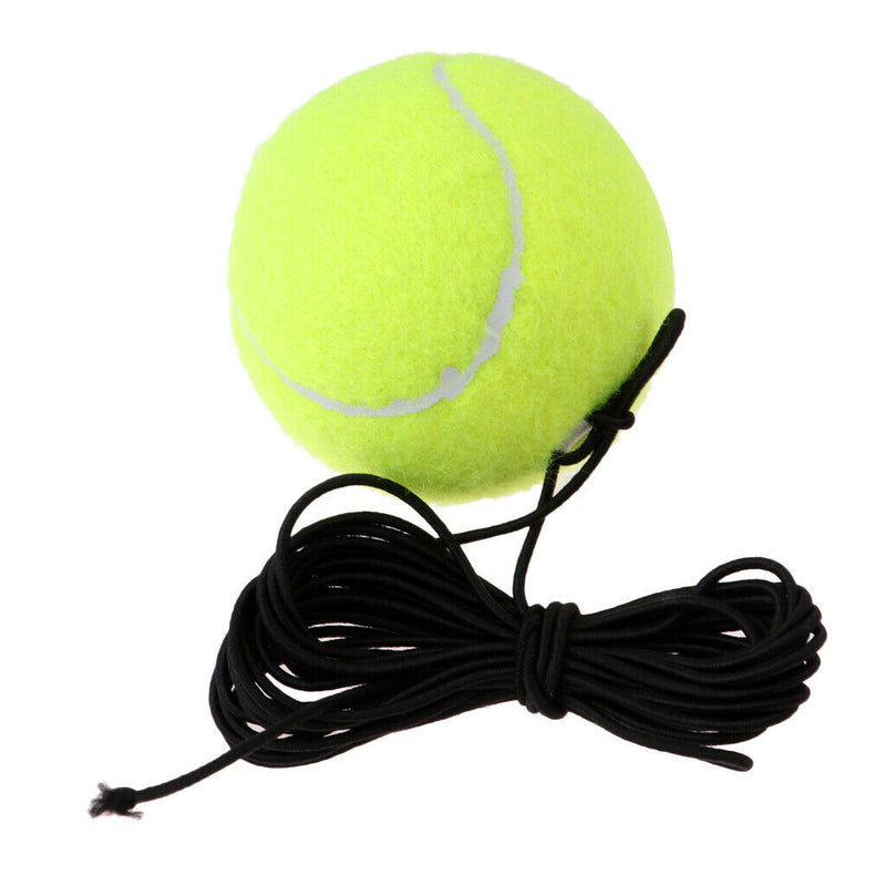 Set of 6 Rubber Tennis Training Balls on A Rope