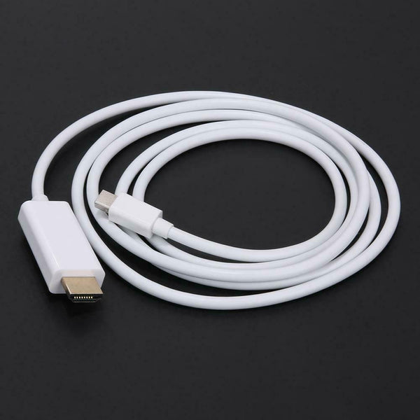 1.8m Mini Displayport Male to HDMI Male Video Converter Adapter Cable #gib