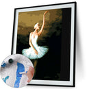 DIY Ballet Dancer Painting By Numbers Kit Canvas Oil Art Picture Home Decor