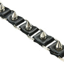 Gothic Metal Cone Stud Spikes Rivet Leather Wristband Bangle Cuff Bracelet otJ3C