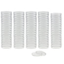 200pcs 30/38mm Plastic Clear Coin Cases Storage Capsules for Coin Collecting