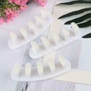 3 in 1 Nail Holder Practice Training Display Stand w/15pcs Nail Tips (White