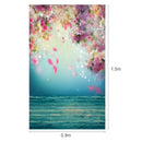 3x5FT Blue Romantic Wedding Vinyl Studio Photography Background Photo Prop