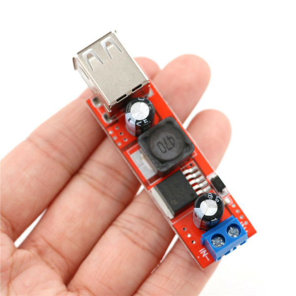 DC 6V-40V To 5V 3A Double USB Charge Step down Converter Module B Gw