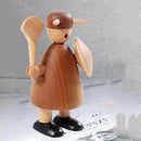 Nordic Wood Carving Vikings Vikings Household Decorations Solid Wood Decora