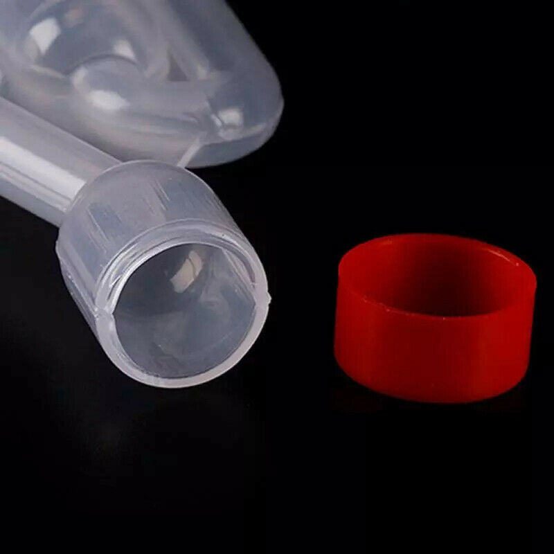 2PCS Reusable  Valve Plastic Air Lock Water Seal Home Winemaking Exhaust VSEAU
