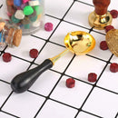 Fire Paint Sealing Wax Spoon Melting Firing Stamp Envelopes Card Metal Tool A