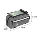 Waterproof Pannier Top Tube Bag Double Pouch Bicycle Cycling Organizer Saddle