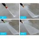 5Pcs Pressure Washer Spray Nozzles 1/4 Quick Connection Spray Tip Set (4.0  X7B7