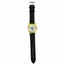 Women's Cat Beard Synthetic Leather Bracelet Wrist Watch Black