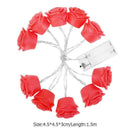 Silicone LED Rose Lamp Battery String Wedding Xmas Valentine Birthday Decor