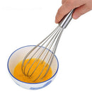Mini 6inchs Stainless Steel Rotate Egg Beater Whisk Mixer Foamer Stirrer Tool Cy