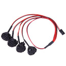 4 LED White Light with Lampshade for 1:10 Traxxas HSP Redcat RC Crawler Car Part