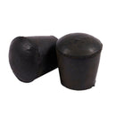 Rubber Cover Chair Table Leg Recessed Feet Pads 20 x 23mm 10 Pcs Black