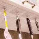 6pcs Durable Adhesive Hooks Strong Sticky Kitchen Wall Hanger Ceiling Hooks JR