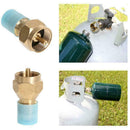 Propane Refill Adapter Lp Gas Cylinder Tank Coupler Camping Heater Durable Y5P7