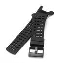 23mm Replacement Black Silicone Rubber  Strap For Suunto Ambit 1 2 3