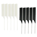 10x Plastic Weave Highlighting Foiling Hair Comb Salon Combs Brush Tool