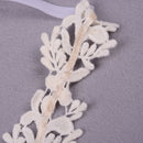 Baby Girls White Floral Hair band Adjustable Headband Lace Flower Headband OZ