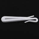 Plastic Window Curtain Hooks 16 Pcs White