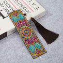 DIY Special Shaped Diamond Painting Creative Tassel Book Marks Leather Bookmark