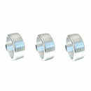 3 * Aluminum alloy AC climate control knob cover for Subaru Impreza WRX / STi