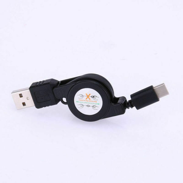 USB Type C USB 3.1 Retractable Cable Charger Charging Type-C USB-C Cable Bl A1G6