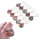 Chinese Food Bowl Mini bag pendant Creative Simulation Rice Food Key Chains l Kw