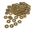 100pcs Chinese Luck Coins Fortune Souvenir Office Decor Jiaqing Copper