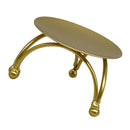 2pcs Iron Plate Candle Holder Decorative Pillar Candle Plate Pedestal Stand