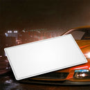 Auto Stainless Steel Makeup Mirror Car Interior Rectangle Sun Visor Decorative