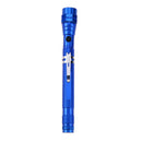 Portable Telescopic Magnetic 3 LED Flashlight for Outdoor Camping(Blue)
