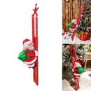 Animated Musical Santa Claus Climbing Ladder Up Tree Decoration Christmas C7P3