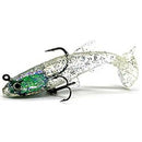 4pcs Arrive 8cm 14g Soft Bait Lead Head Sea Fish Lures Fishing Tackle Sharp