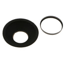 Rubber Eyecup Finder Eyepiece Hood With Metal Ring For  D800 D800E D700 D3 D2,